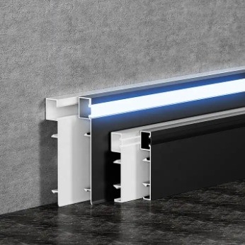 GB5237-2008 Profil de planche de base en aluminium standard pour planche de planche de base à LED