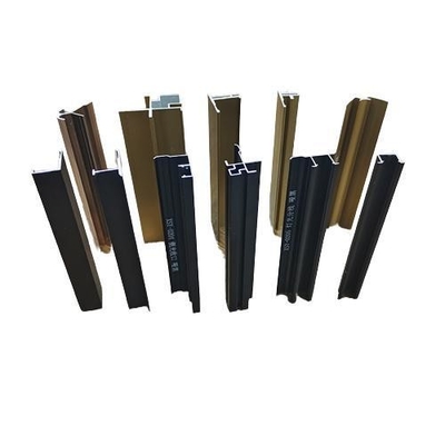 Profil d'aluminium de température T3-T8 pour porte coulissante et fenêtres en aluminium mince traitées CNC