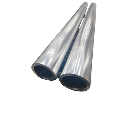 6061 Finition de broyeur de tube carré en aluminium profilé en aluminium tube creux rectangulaire noir anodisé en aluminium