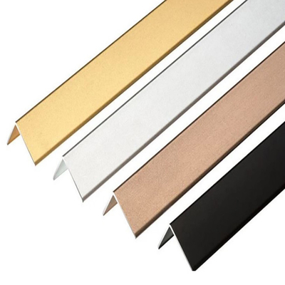 T3-T8 Température de l'aluminium décoration de coin profil d'angle en forme de L pour Shengxin décoratif
