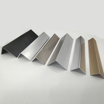 Shengxin personnalisé décoratif L forme carreaux de protection du bord de carreaux d'aluminium Trim pour mur