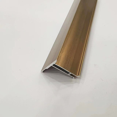Décorations Shengxin Mat argent anodisé plancher métallique Transition en forme de T carreaux d'aluminium Trim pour céramique