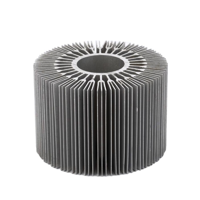 Profil de dissipateur de chaleur en aluminium anodisé noir pour fenêtres et portes Shengxin 6063 T5