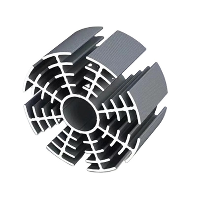 Profil de dissipateur de chaleur en aluminium anodisé noir pour fenêtres et portes Shengxin 6063 T5