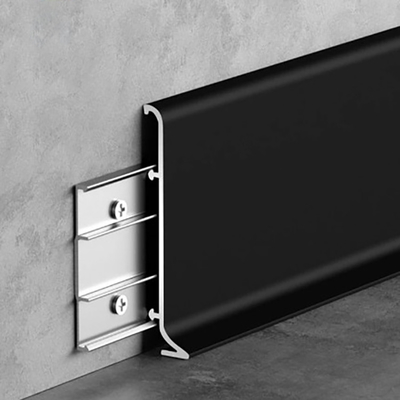 Poussez et tirez PVC personnalisé Moderne plancher de plancher profilé d'éclairage avec lumière LED