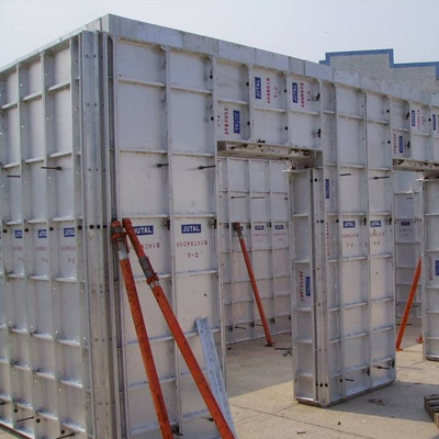 Matériau principal PVC Profiles en aluminium à extrusion de la série 6000 T5 T6 pour le système de coffrage de construction