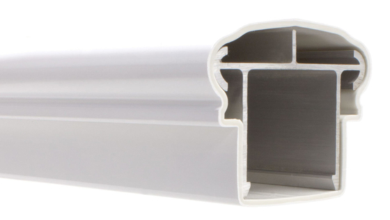 Série 6000 alliage d'aluminium d'extrusion d'argent Anodisation des bureaux Profiles en aluminium de bureau