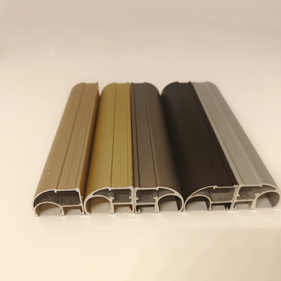 Profil en aluminium T5 T6 6063 personnalisé pour garde-robe en couleurs différentes