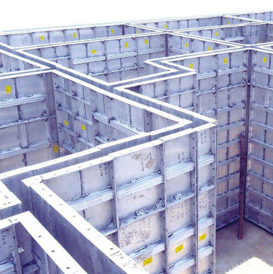 Formage en aluminium sur mesure Shengxin pour bâtiment en béton Profil en alliage d'aluminium T5 T6