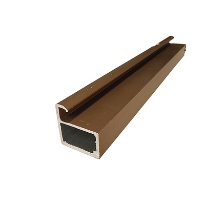 Profil d'extrusion d'aluminium à profil T personnalisé pour les portes de garde-robe répond à la norme GB
