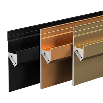 Corner de découpage de tuiles en aluminium avec perforation de processus profond Perçage de précision de coupe CNC