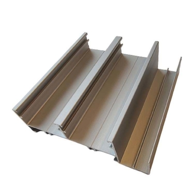 Profiles en aluminium de fenêtre de porte du Mexique T3-T8 Anodisant noir à température tempérée Anodisant naturel
