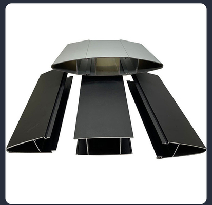 Profiles d'ombre solaire en aluminium Anhui Shengxin pour fenêtres et portes de bâtiment