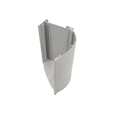 Relèche de tuyaux en aluminium anodisant argenté à fenêtre de porte LED avec une tolérance de ± 1% Profil OEM ODM