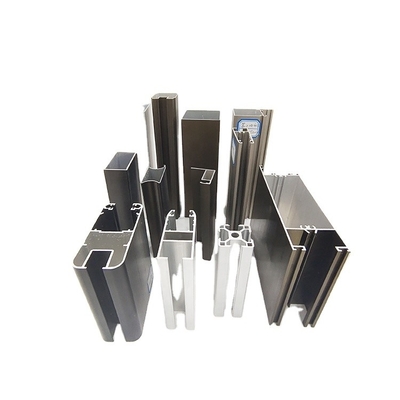 Profil d'aluminium 6063 6061 T5 personnalisé pour Windows et certificat Mate inclus