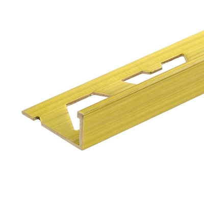 Réglage des bords de plancher en aluminium pour les profils de température de transition de seuil de plancher stratifié T5