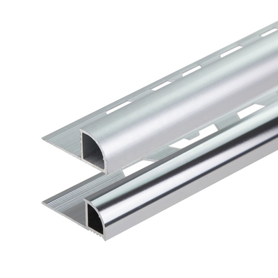 Réglage des bords de plancher en aluminium pour les profils de température de transition de seuil de plancher stratifié T5