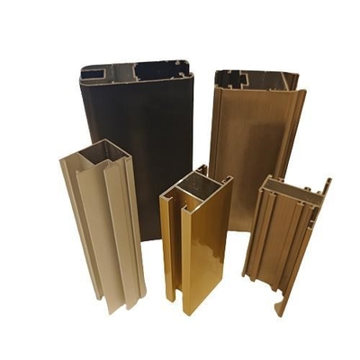 Type de porte en polymère Couleurs personnalisées Argent Noir Or Brillant Aluminium C Canal pour salle de bain douche