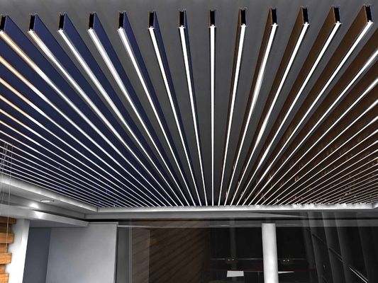 Fonctionnement flexible Plafonds en forme de U avec ouverture latérale et bande de profilée de type U
