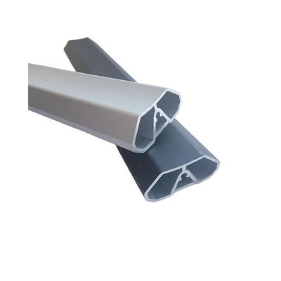 6063-T5 cadre d' aluminium de la meilleure qualité 6000 série profilés d' argent anodisant pour les fenêtres