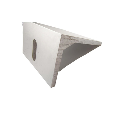 Température T3-T8 Profils d'angle en aluminium personnalisés pour les supports de rideau de façade de la série 6000