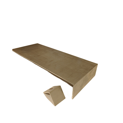 EN-AW6063 Aluminium d'angle de qualité personnalisé pour les supports de fixation simples et doubles
