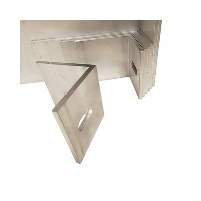 Profiles de section angulaire de support en aluminium anodisant/enroulant en poudre avec une tolérance de ± 1%