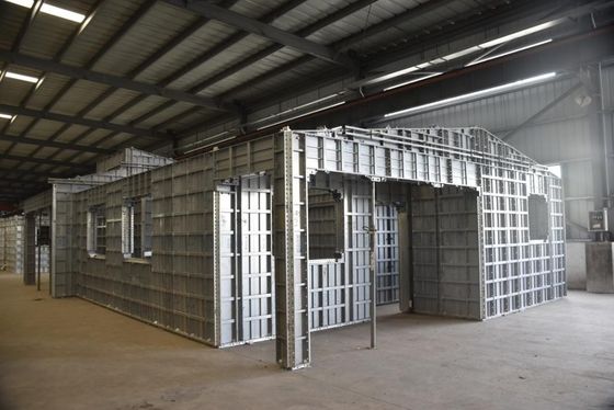 SHENGXIN 6063-T5 cadre en aluminium coffrage en dalles d'aluminium pour le moule de béton de cour