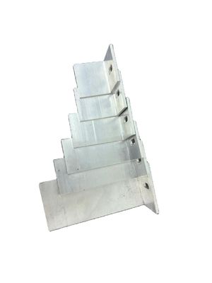 Profils d'extrusion d'aluminium OEM personnalisés Barre d'angle anodisante en argent Profil en forme de L