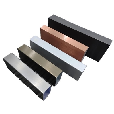 6063-T5 Matériau de cadre en aluminium Profil en aluminium pour portes et fenêtres de conception moderne