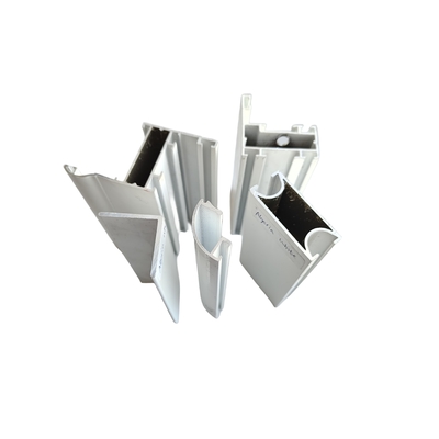 6063-T5 Matériau de cadre en aluminium Profil en aluminium pour portes et fenêtres de conception moderne