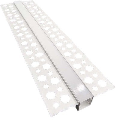 Canaux d'aluminium anodisés pour les bandes d'éclairage de barres de plafond personnalisées dans les murs en plâtre