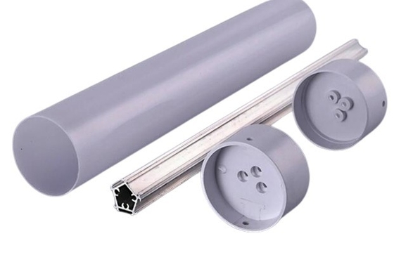 Canaux d'aluminium anodisés pour les bandes d'éclairage de barres de plafond personnalisées dans les murs en plâtre