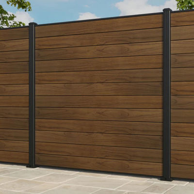 5.8-6.0M Longueur personnalisée 6063-T5 en poudre enduit de support de clôture en aluminium
