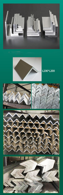 Service de traitement des fenêtres Décoiling L fenêtre profilé de support d'angle en aluminium avec trous