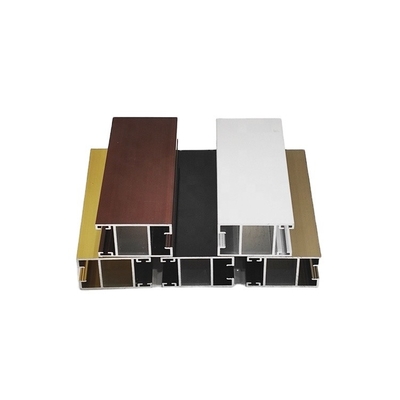 Couleurs personnalisées Profil d'aluminium anodisé sablé pour portes coulissantes en Amérique du Sud