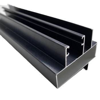 Couleurs personnalisées Profil d'aluminium anodisé sablé pour portes coulissantes en Amérique du Sud