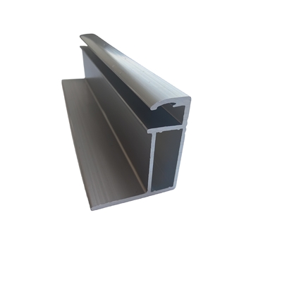 Porte en polymère type 6063-T5 Armature en aluminium Profiles d'armoires de cuisine en aluminium personnalisés