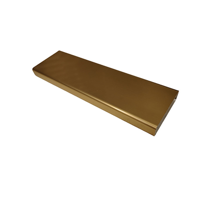 Finition anodisée personnalisée 6061 6082 6063 Profil en aluminium doré extrudé pour fenêtres