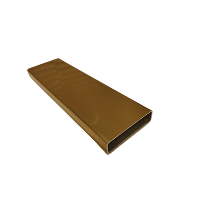 Finition anodisée personnalisée 6061 6082 6063 Profil en aluminium doré extrudé pour fenêtres