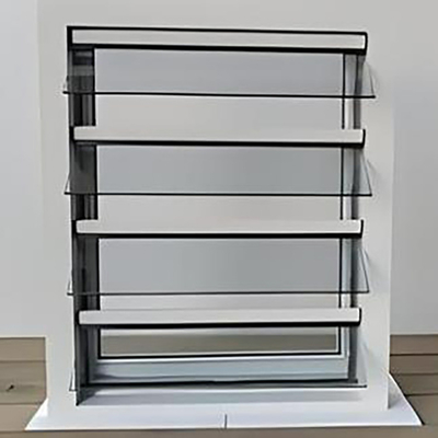 Cadres de profil d'obturateur en aluminium anodisé standard pour les fenêtres sud-africaines Durable