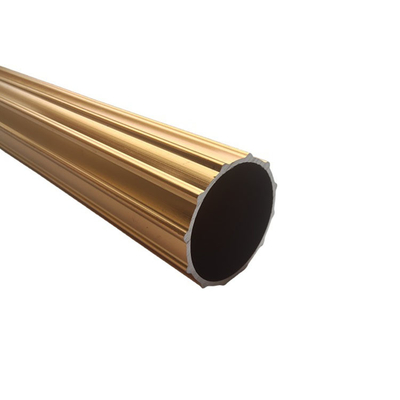 Traitement de surface personnalisé 6063 T5 Profiles extrudés en aluminium Tubes rondes de différents types