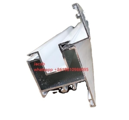 6063 Profils en aluminium revêtus de poudre d'anthracite pour fenêtres et portes à Madagascar