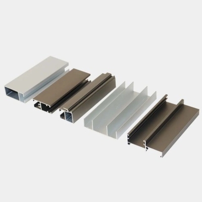 Cadres de fenêtre personnalisés avec des profils en aluminium T5 anodisé et de couleur mate