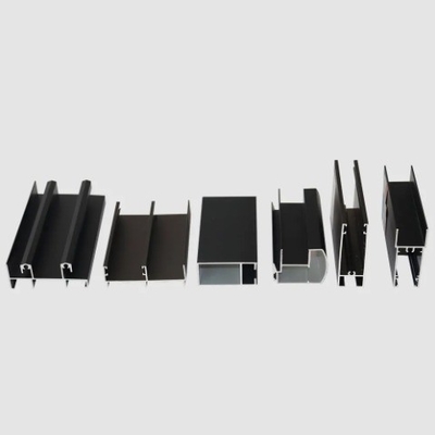 Cadres de fenêtre personnalisés avec des profils en aluminium T5 anodisé et de couleur mate