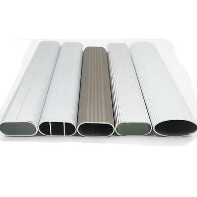 5.8-6.0M Longueur Shengxin alliage d'aluminium ovale satin cabinet anodisant garde-robe épaissie vêtements pendu