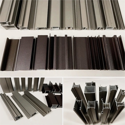 Profil de refroidissement extrudé en aluminium sur mesure pour fenêtres coulissantes et portes à Foshan