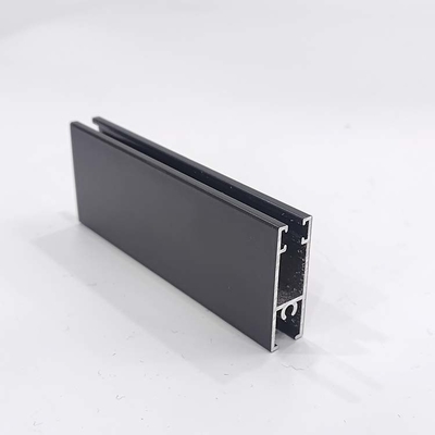 Profil de porte et de fenêtre en aluminium à grains de bois personnalisés pour la construction de bâtiments