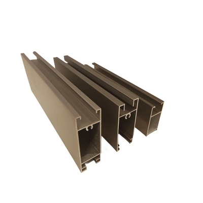 6063 Profil d'alliage pour fenêtre et porte T3-T8 Profil d'extrusion de cadre en aluminium à température