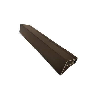 Profil d'aluminium certifié ISO9001/ISO14001/ISO18001 pour fenêtre coulissante en double verre